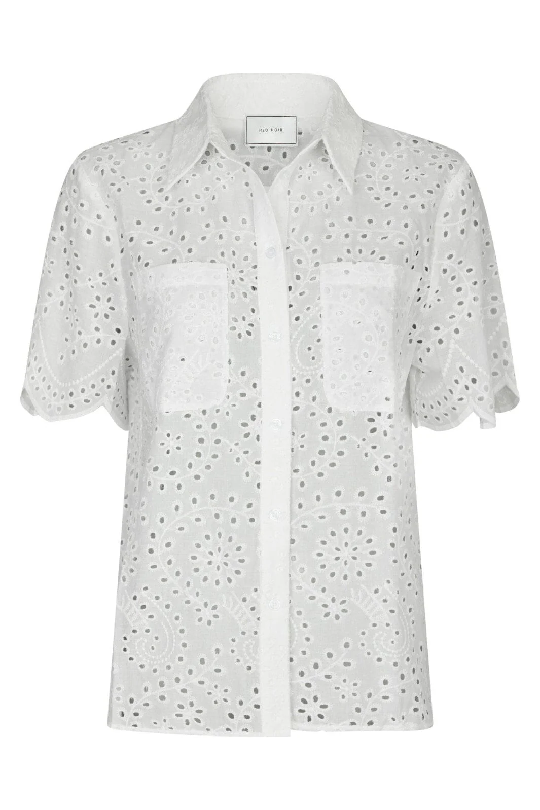 Neo Noir Gessie Embroidery Shirt 165383