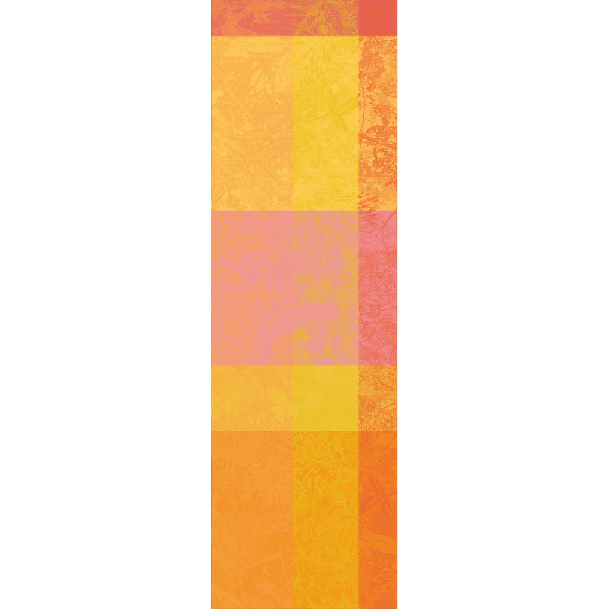 Chemin de table pur coton multicolore 55X180 Garnier Thiebaut