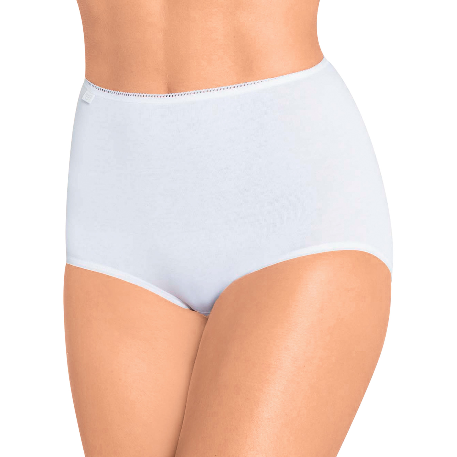 Sloggi Slip Damen Maxi C3P, 3er-Pack 44, weiss