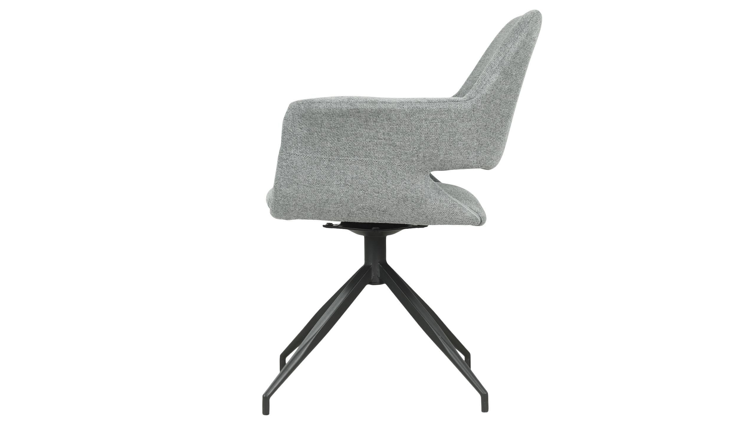 Eetstoel - grijs Maeve B68 x D60 x H85 cm