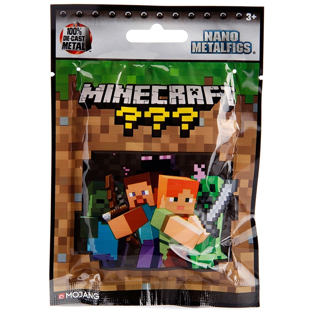 Minecraft Nano-Metallfiguren Blindpack-Sortiment