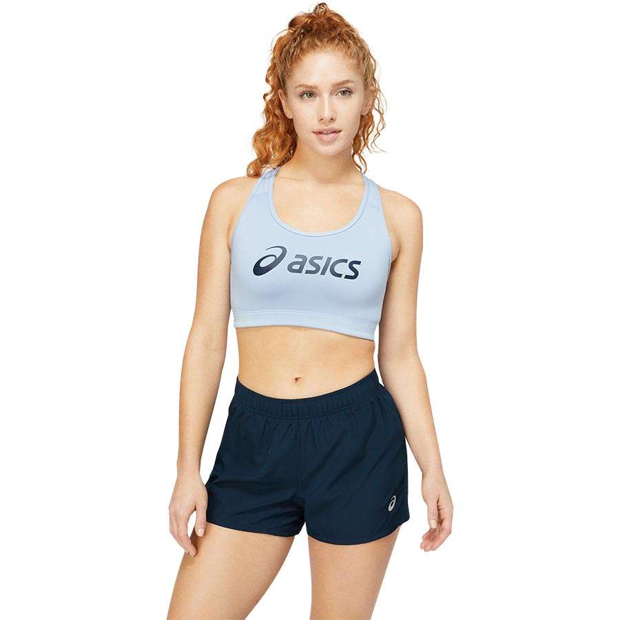 ASICS Logo Sport BH Lichtblauw/Donkerblauw