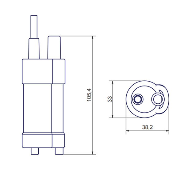 Pompe immergée 12V 10 L/min Elegant COMET