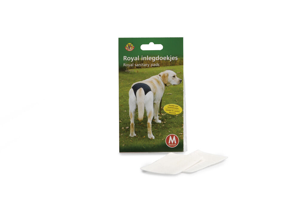 Beeztees Periodiek - Inlegdoekjes - Wit - S