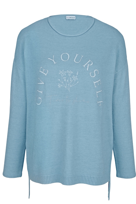 Pullover, Statement, Saum hinten länger
