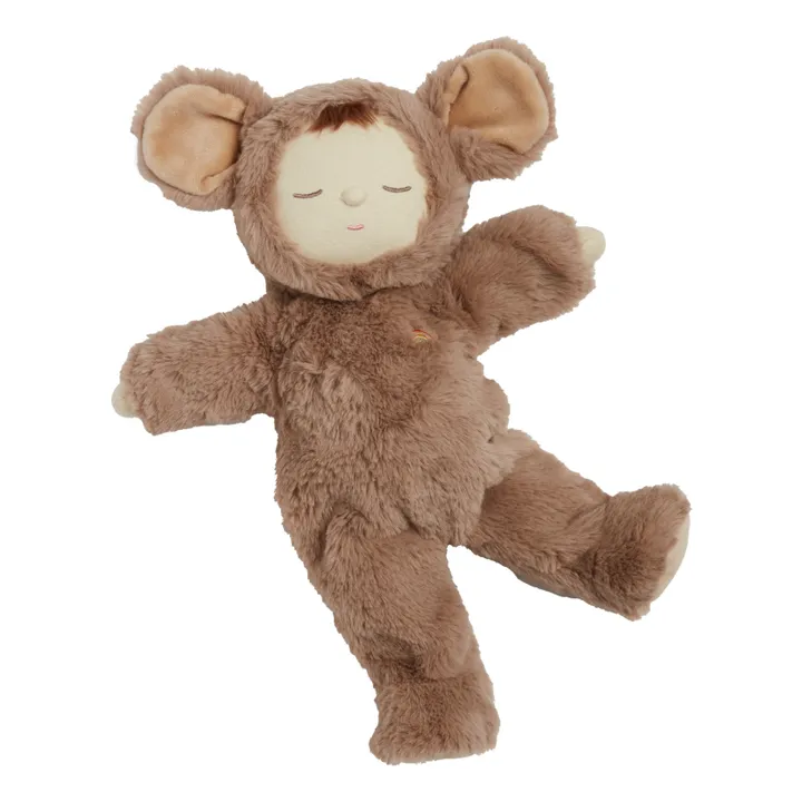 Olli Ella Doudou Cozy Dinkums Souris | Marron