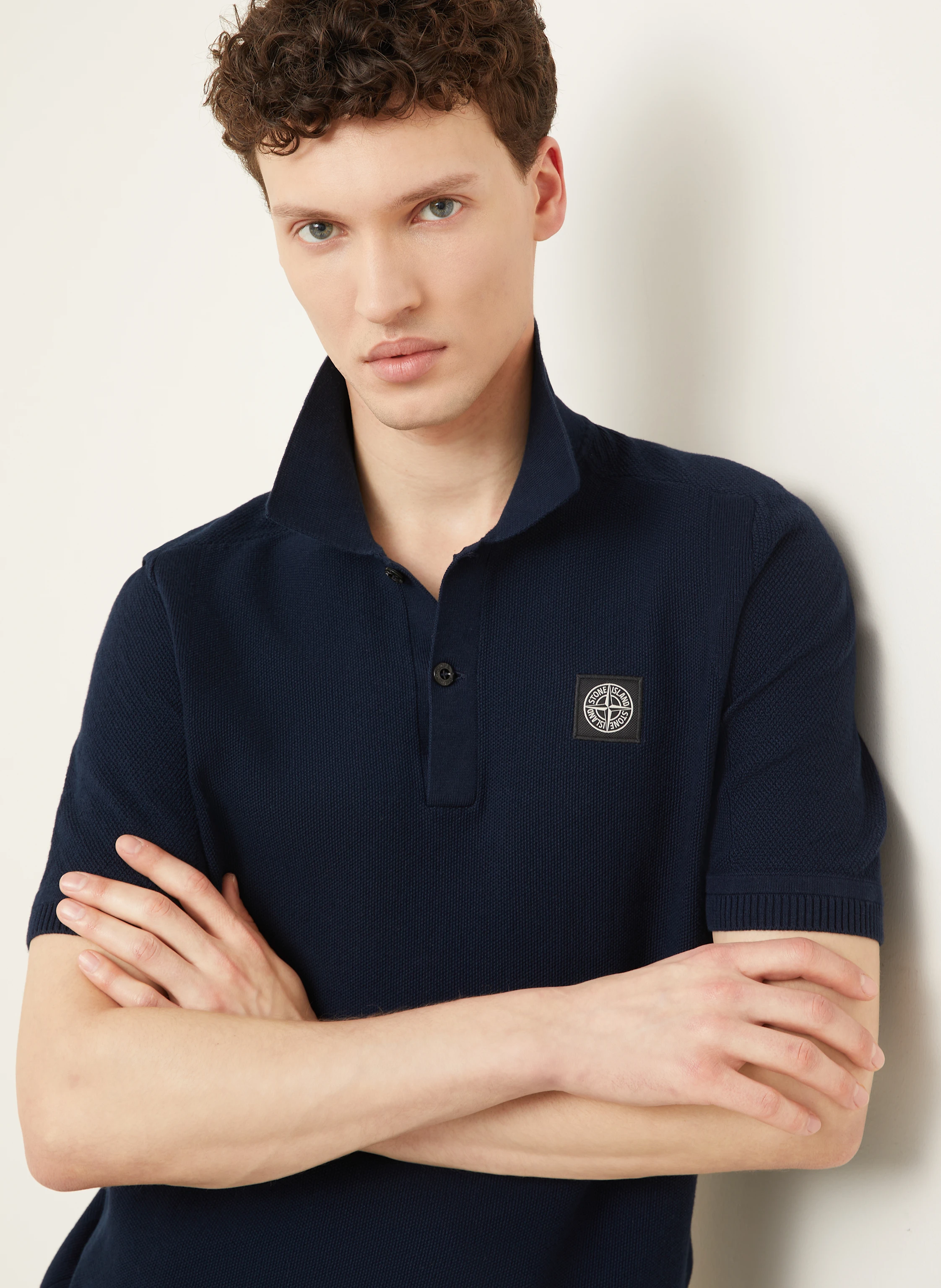STONE ISLAND Strick-Poloshirt