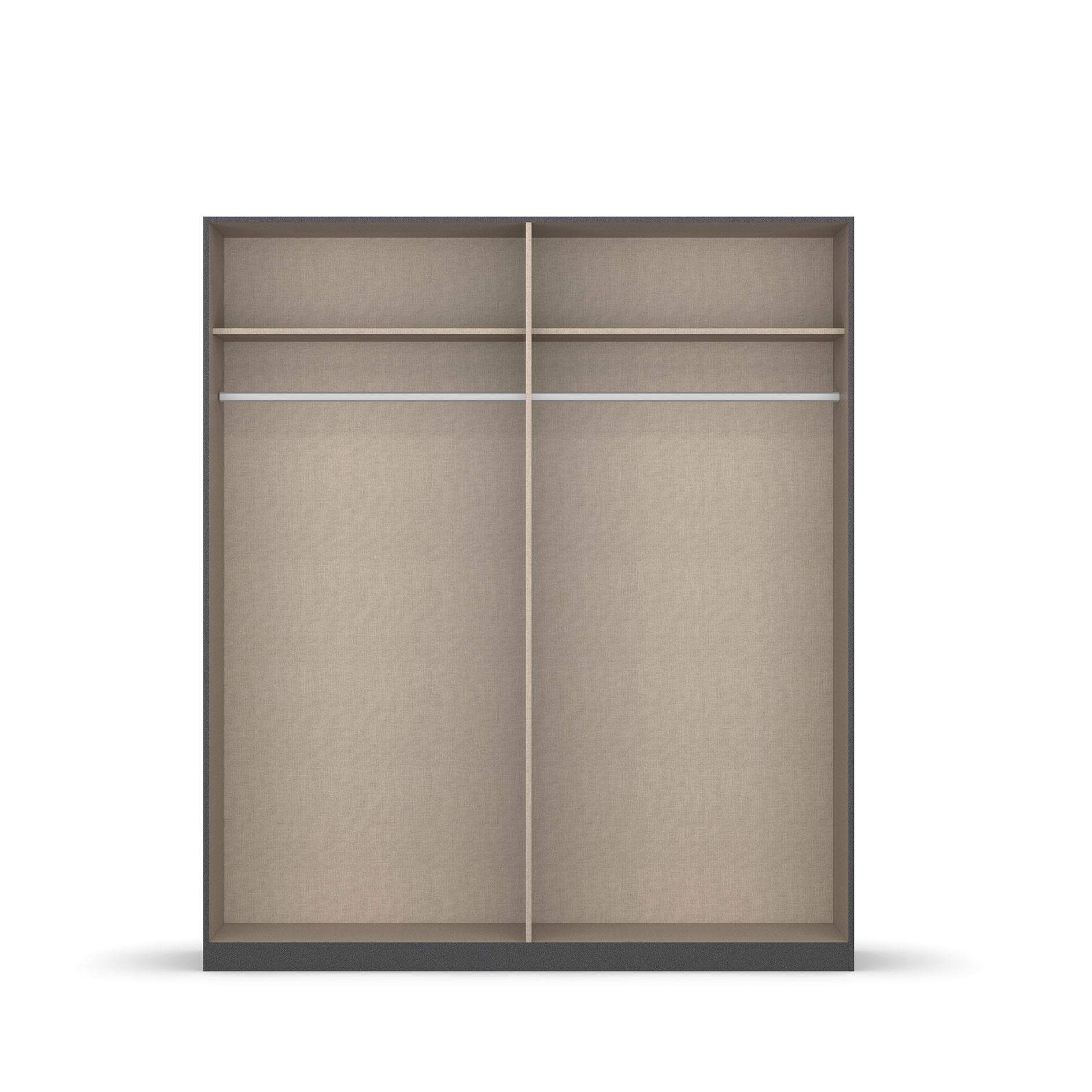 Drehtürenschrank - alpinweiß -181 cm