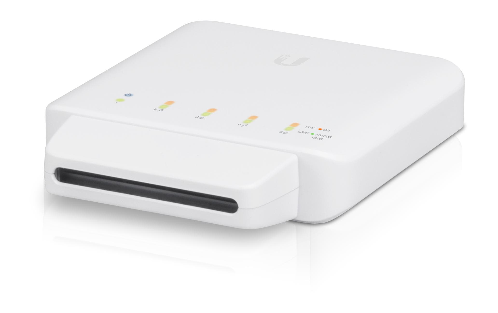 PoE Switch Unifi USW-FLEX-3 (3er Pack) 5 Port<br>UniFi Indoor/Outdoor 5-Port PoE Gigabit Switch mit 802.3bt PWR Input , 3-er Pack