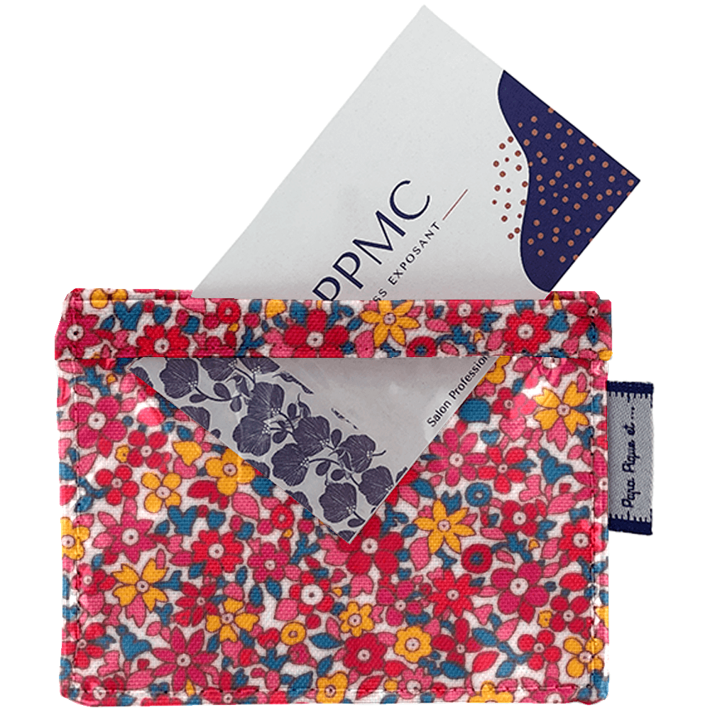 Porte Badge Cocktail De Fleurs