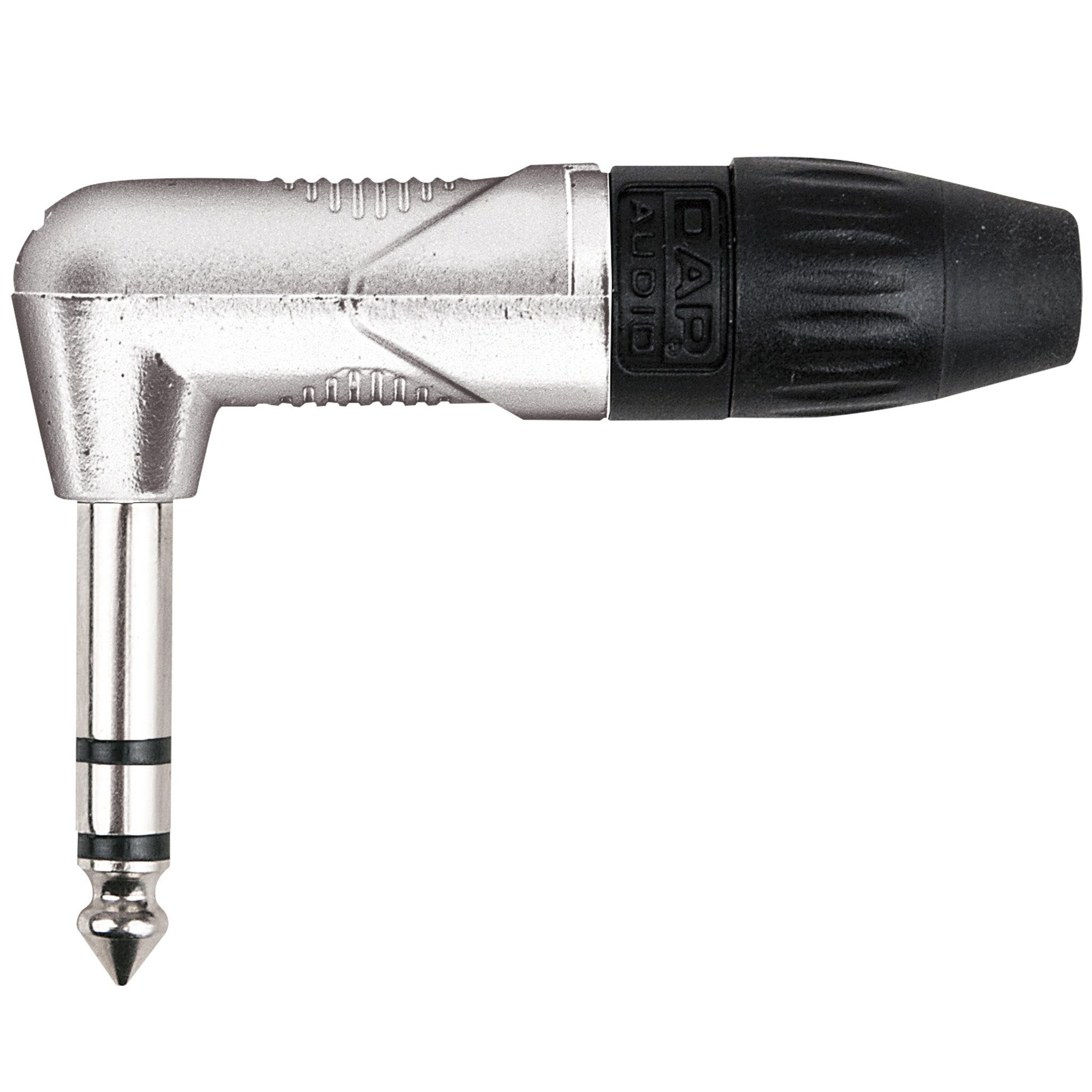 DAP JMX203 haakse 6.3mm jack plug stereo zilver