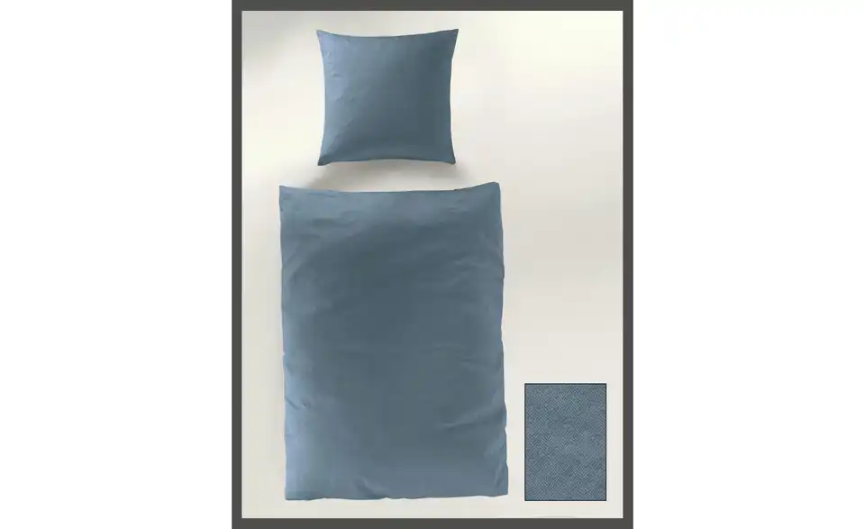 Bierbaum Biber Bettwäsche Blau 220 cm 155 cm