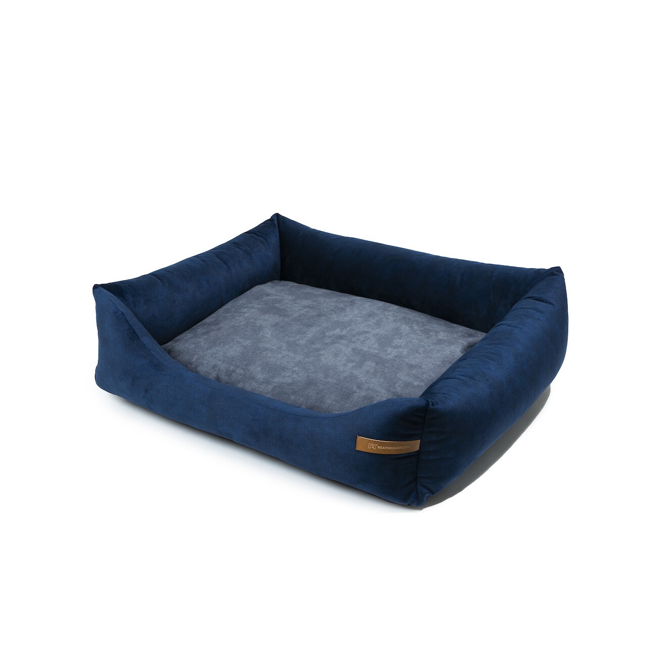 Rexproduct SoftColor Bett Dunkelblau graphit/nature S