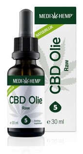 MediHemp CBD Olie Raw 5% 30ML