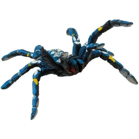 Bullyland 68459 Spielfigur Blaue Ornamentvogelspinne, ca. 9,5 cm