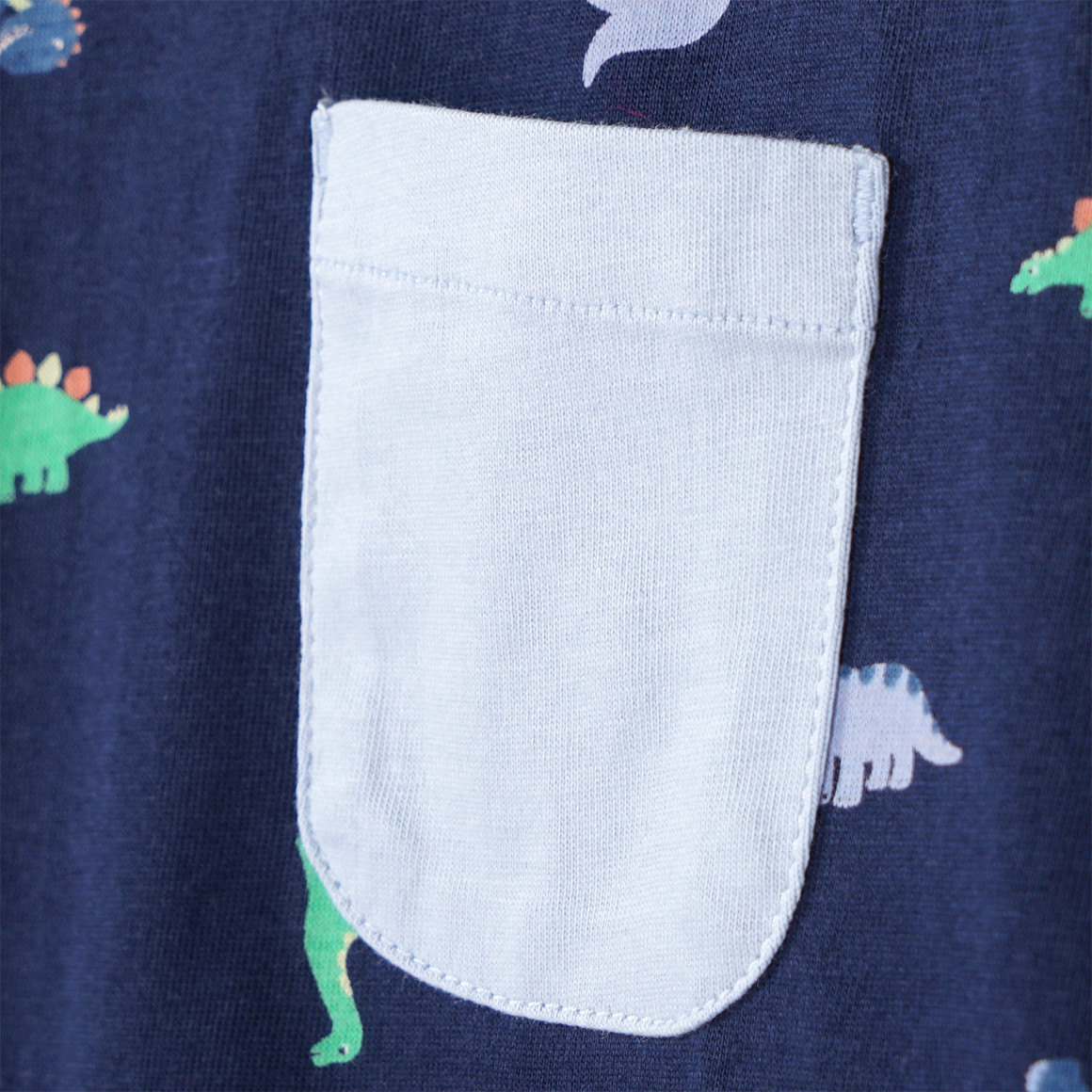 Topolino Jungen T-Shirt mit Brusttasche dunkelblau