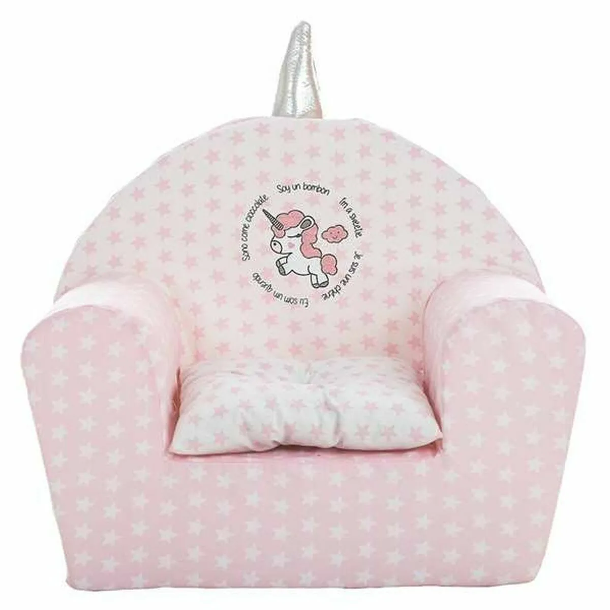 BigBuy Kids Fauteuil enfant 44 x 34 x 53 cm Licorne