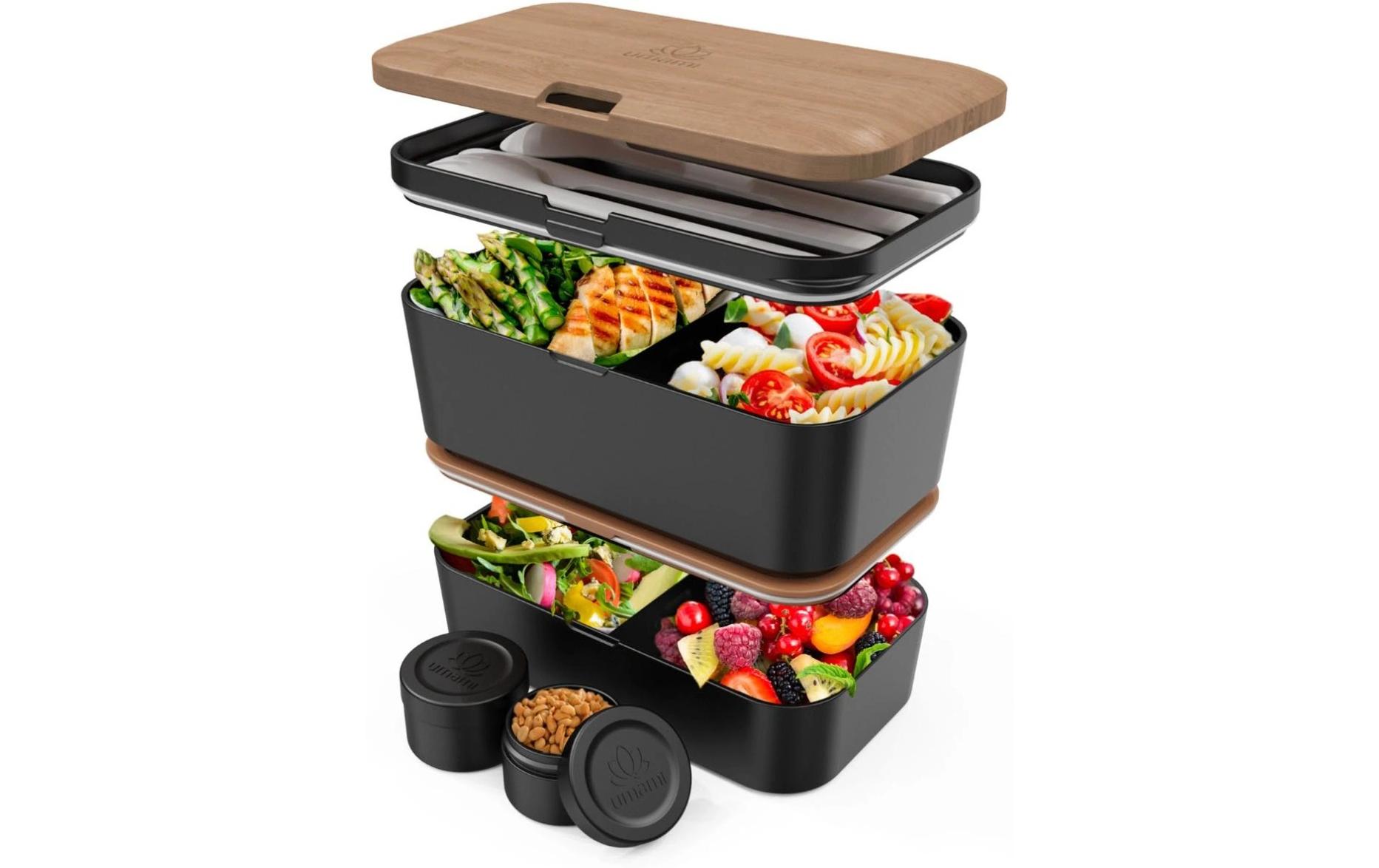 Lunchbox Nestable L Cherry BlackPraktische und nachhaltige Lunchbox