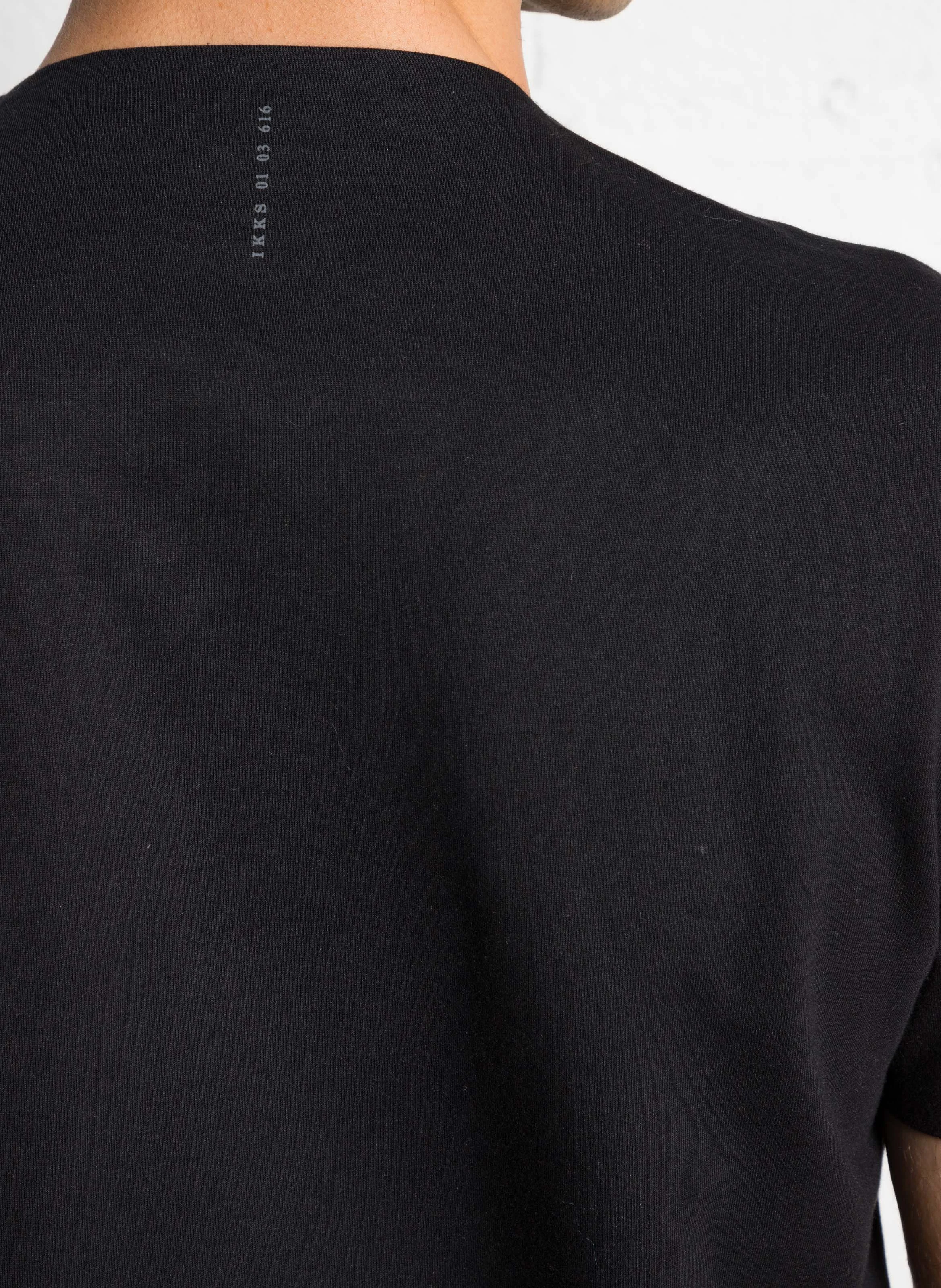 Tee-shirt en coton mélangé | Noir