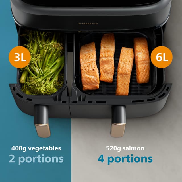 Philips 3000 Series airfryer med to kurve NA352/00