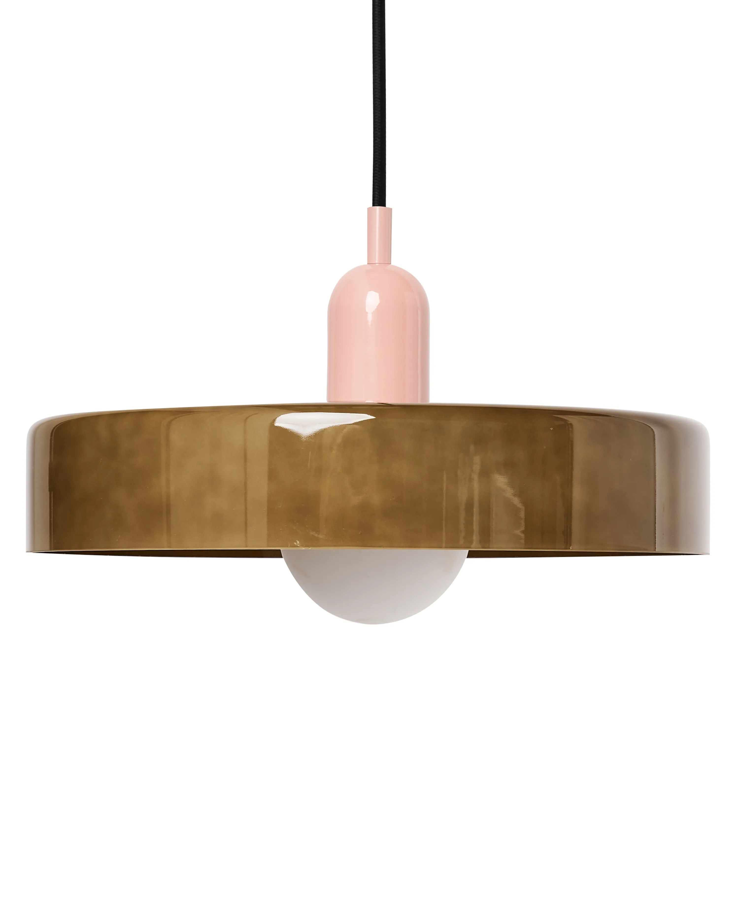 Hanglamp PAALA Glas Olijfgroen