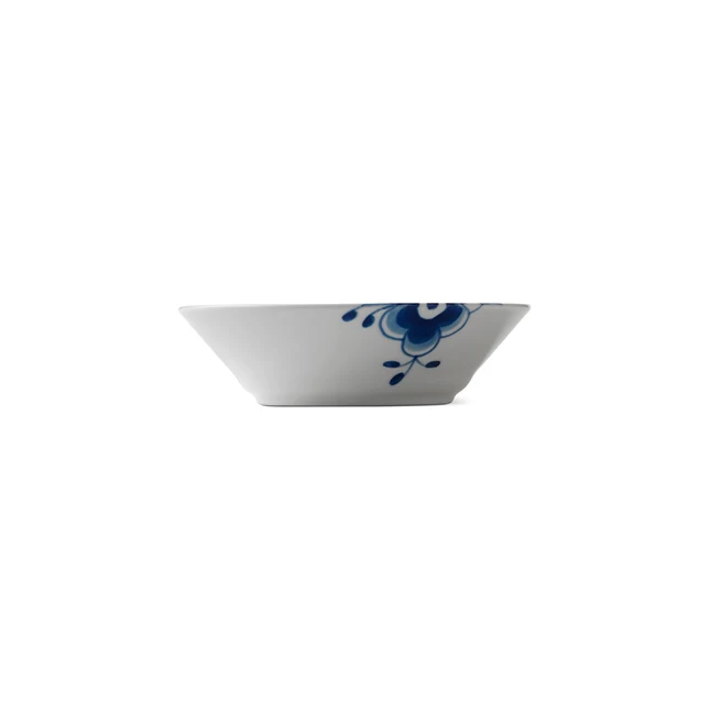 Royal Copenhagen  Blå Mega riflet dyb tallerken - 17 cm.