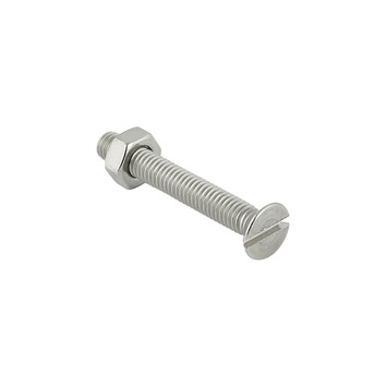 KARWEI metaalbout RVS 5x40 mm 10 stuks