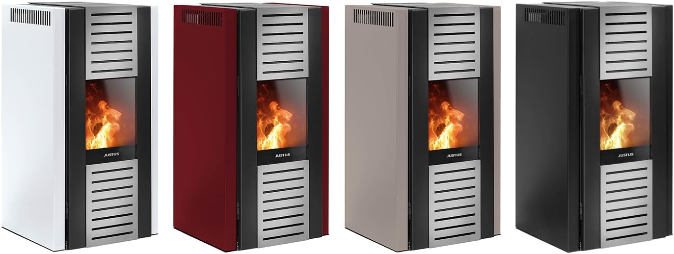 Justus | Pelletofen | Sirkos 2.0 | 6 kW | Stahl Schwarz