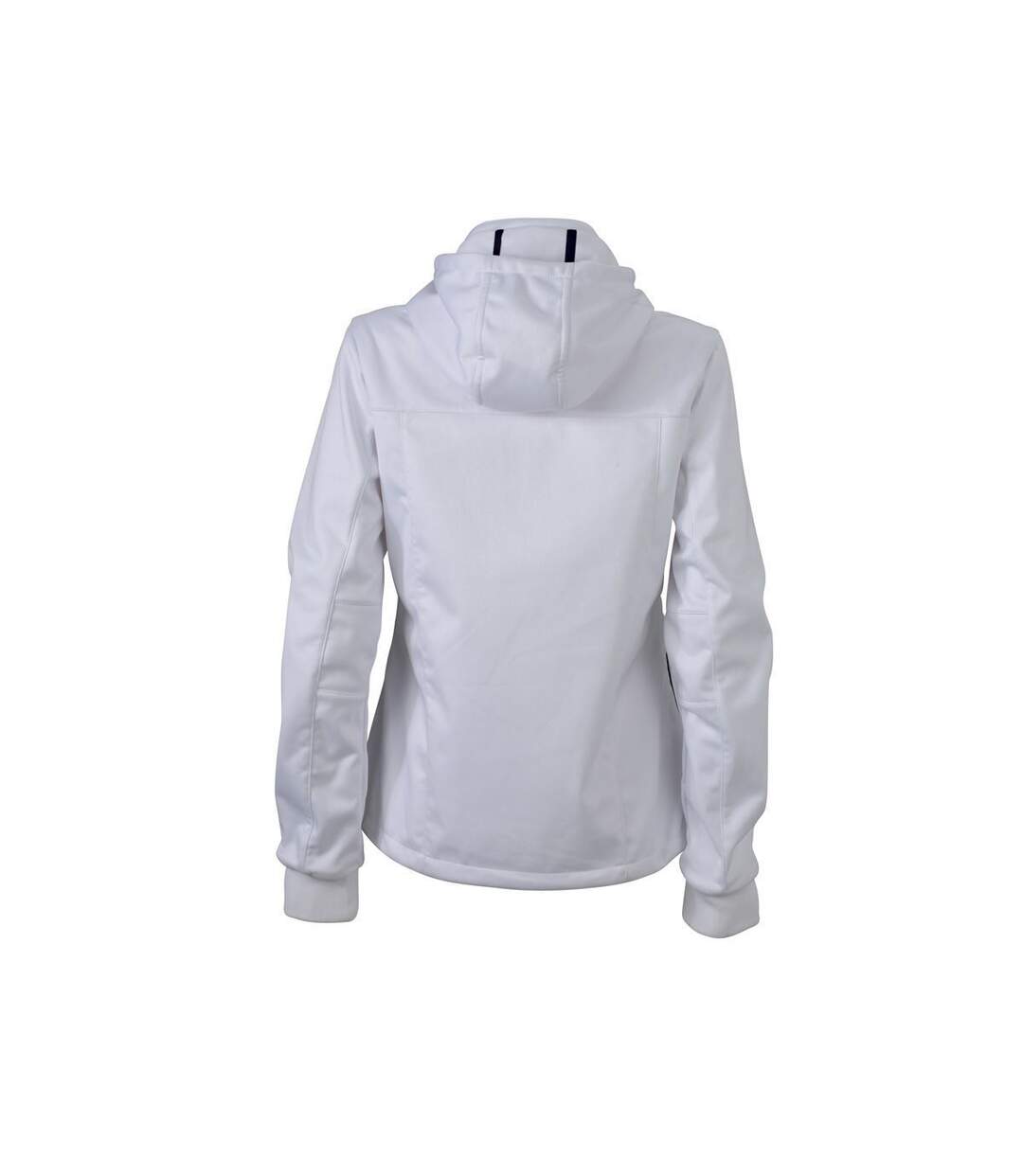 Veste softshell à capuche- femme JN1077 - blanc - coupe-vent et imperméable