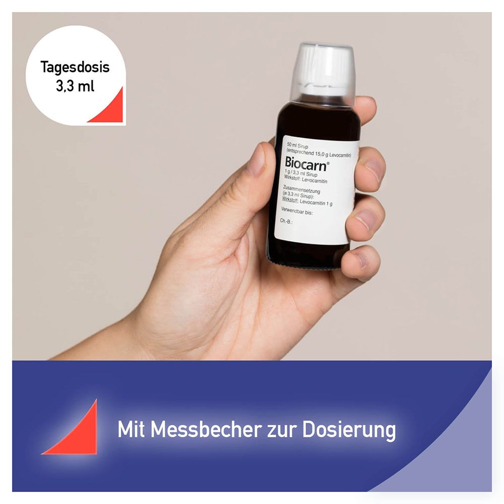 Biocarn Sirup bei Carnitinmangel - stärkt das Herz