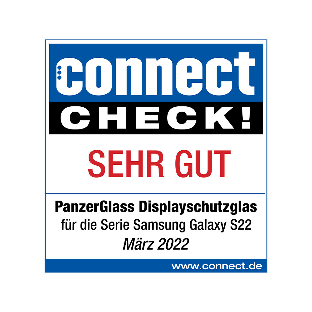 Samsung Galaxy S22 5G Antibakterielle Panzer Glas Displayschutz Case Friendly mit Rahmen (7293) - Schwarz