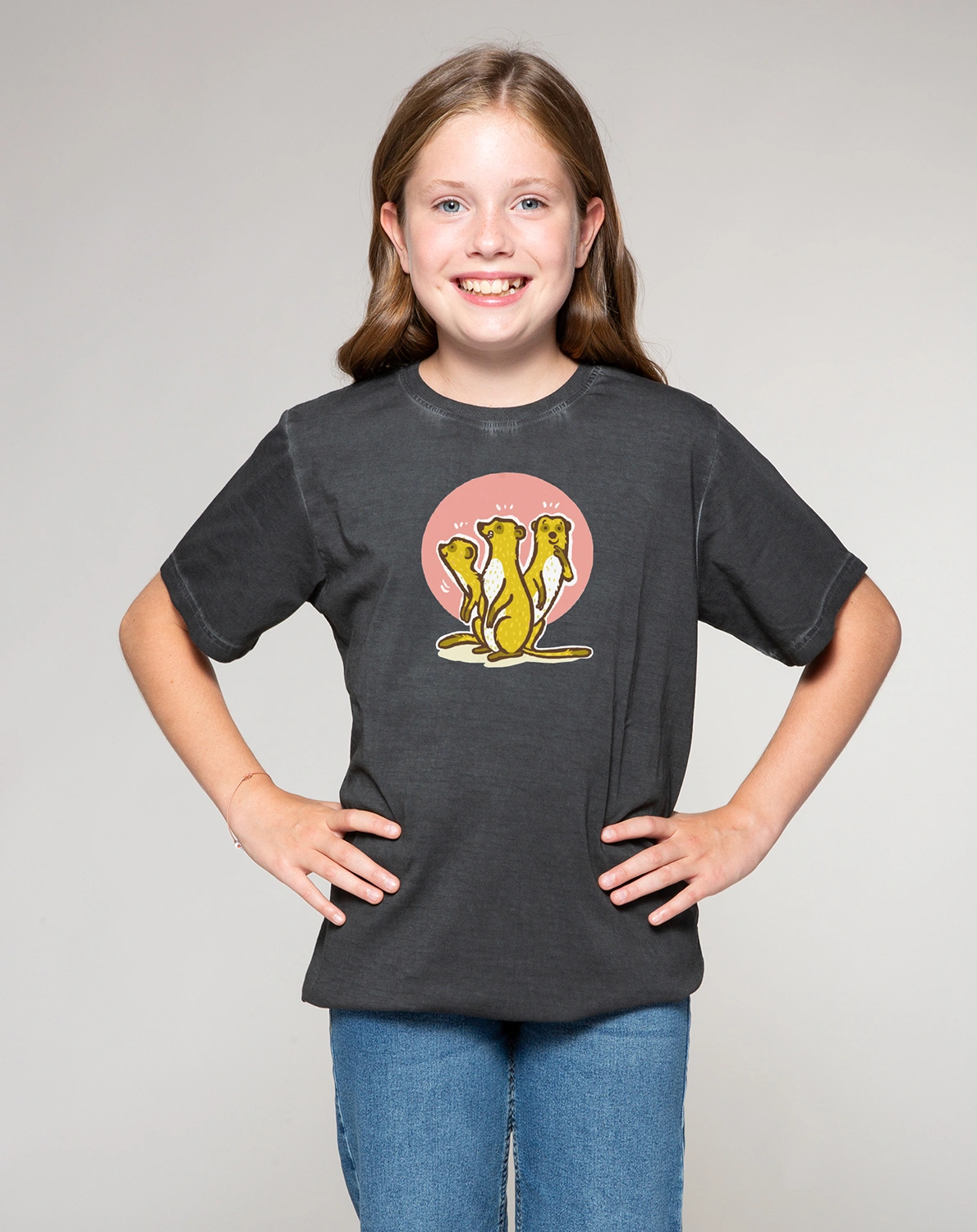 T-Shirt ERDMÄNNCHEN in anthrazit