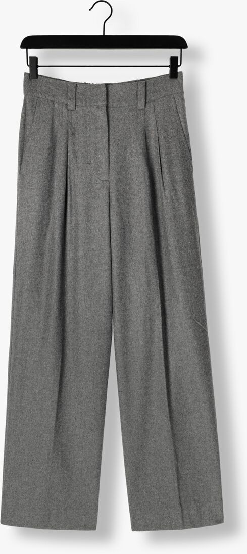 grijze second female wijde broek milea trousers