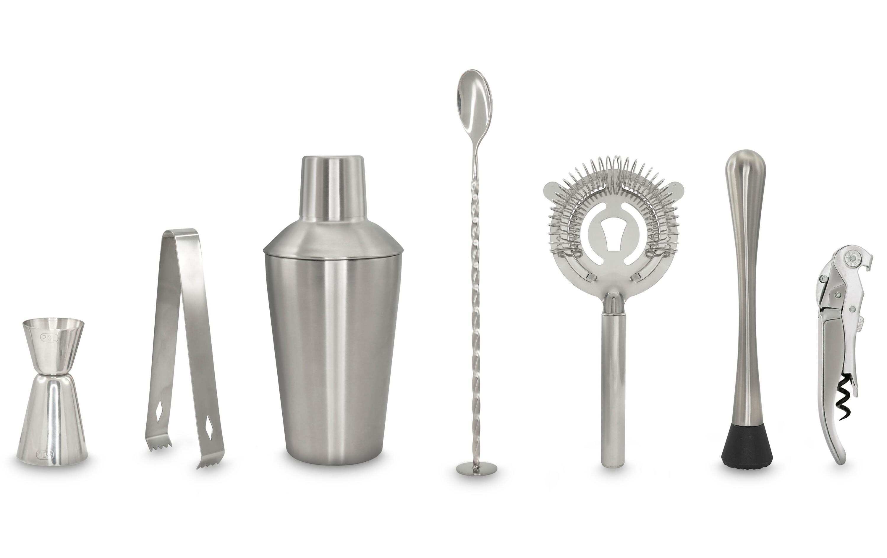 Cocktail-Set Deluxe 0.5 l, Silber<br>Cocktailset Starter-Kit