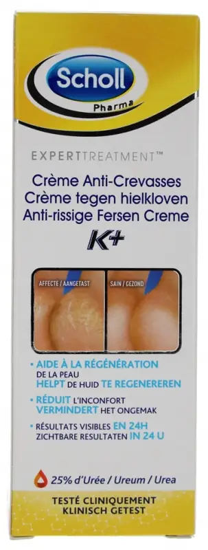 Crème Anti-Crevasses K+ 25% d'Urée - 60ml