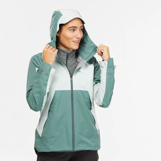 Decathlon Quechua - Jaqueta impermeável feminina Quechua MH500