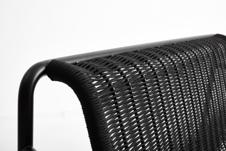 Hay Palissade Cord Lounge tuinbank Anthracite