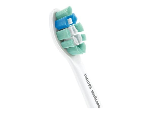 Philips Sonicare C2 HX9022 Optimal Plaque Defense - Ekstra tannbørstehode - for tannbørste - hvit (pakke med 2)