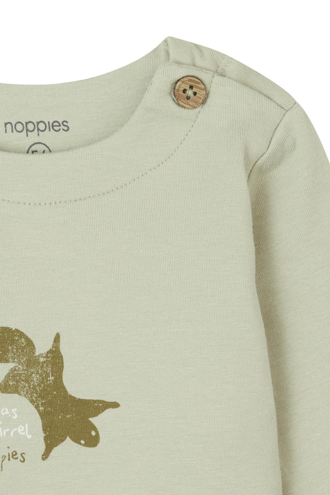 Noppies Newborn Longsleeve Gambo - Moss Gray