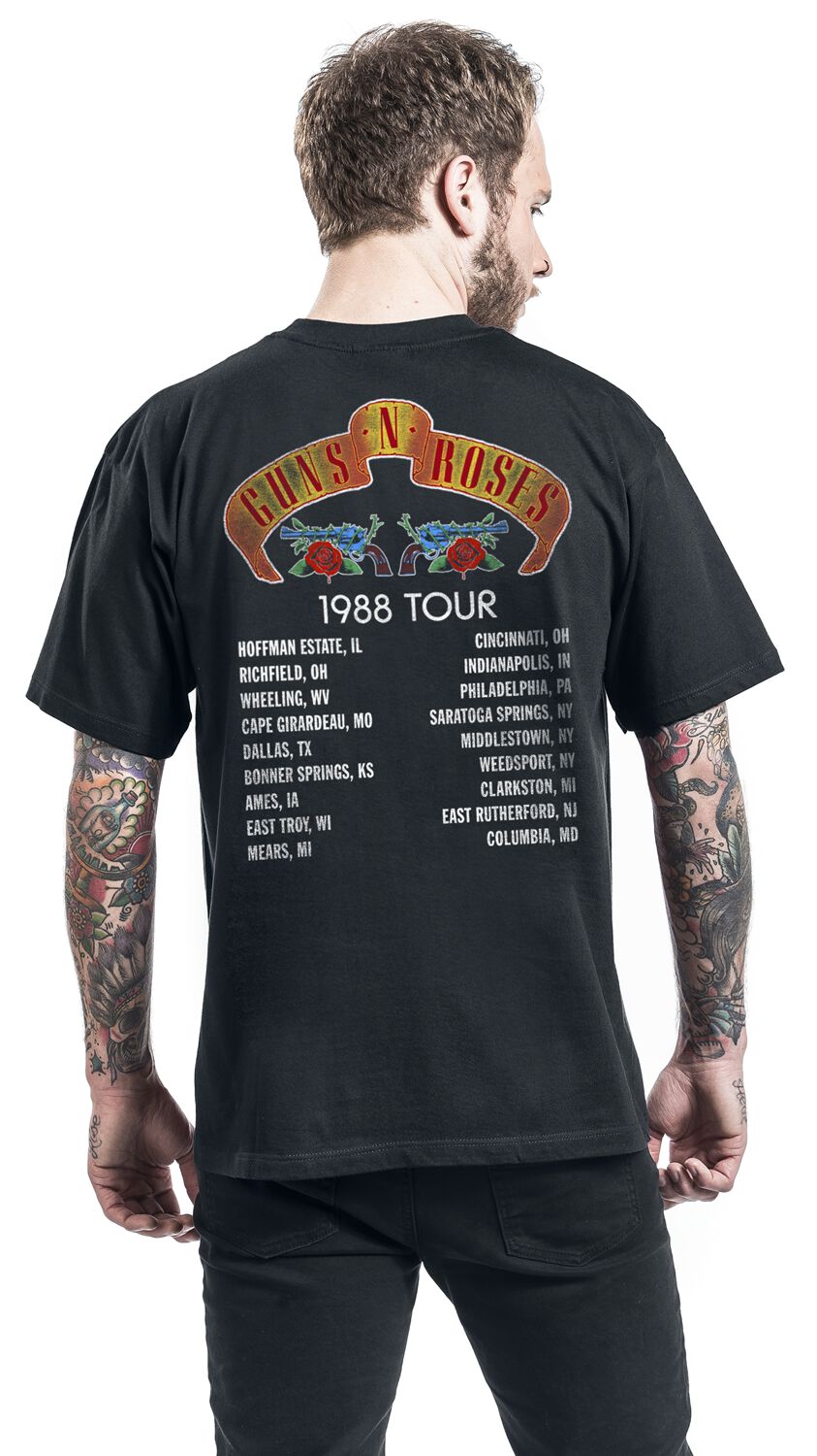 Tour 1988 | Guns N' Roses T-Shirt Manches courtes