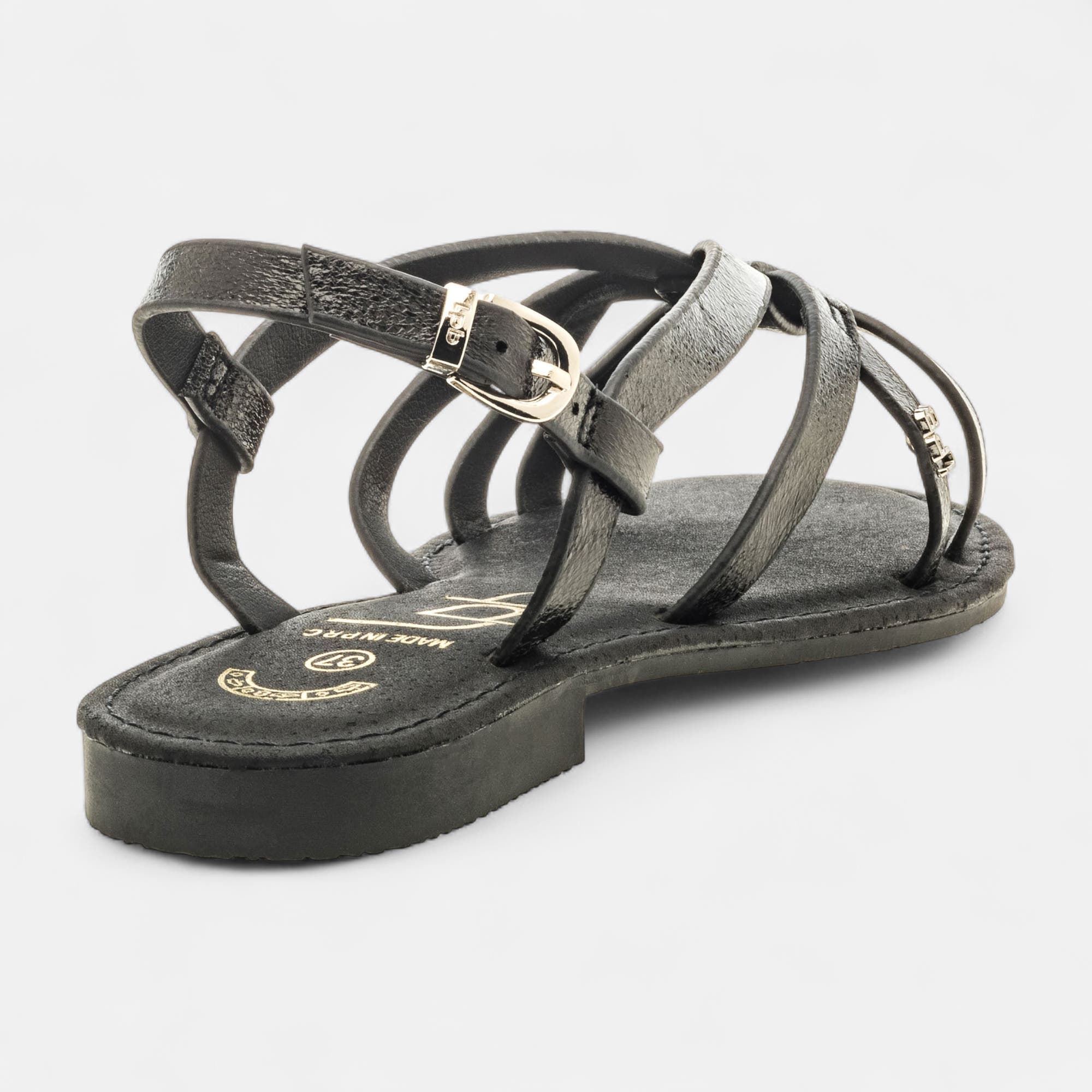 Nu-pieds Femme noir
