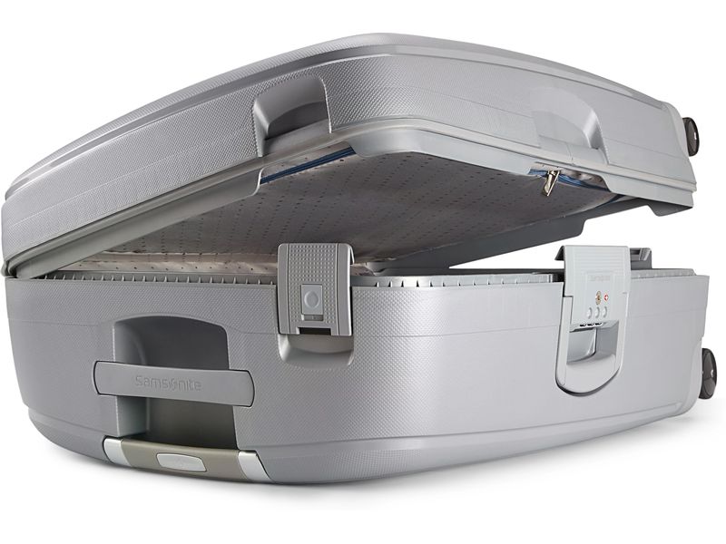 Samsonite Reisekoffer S'Cure 79 l, Silber Reisegepäck