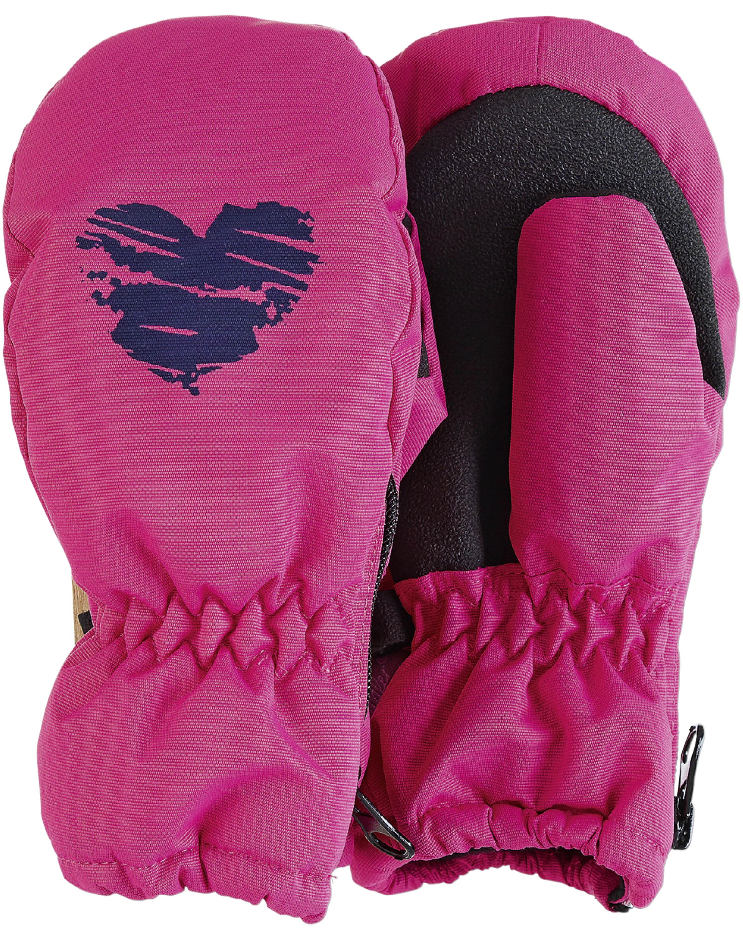 Fausthandschuhe HERZ in magenta