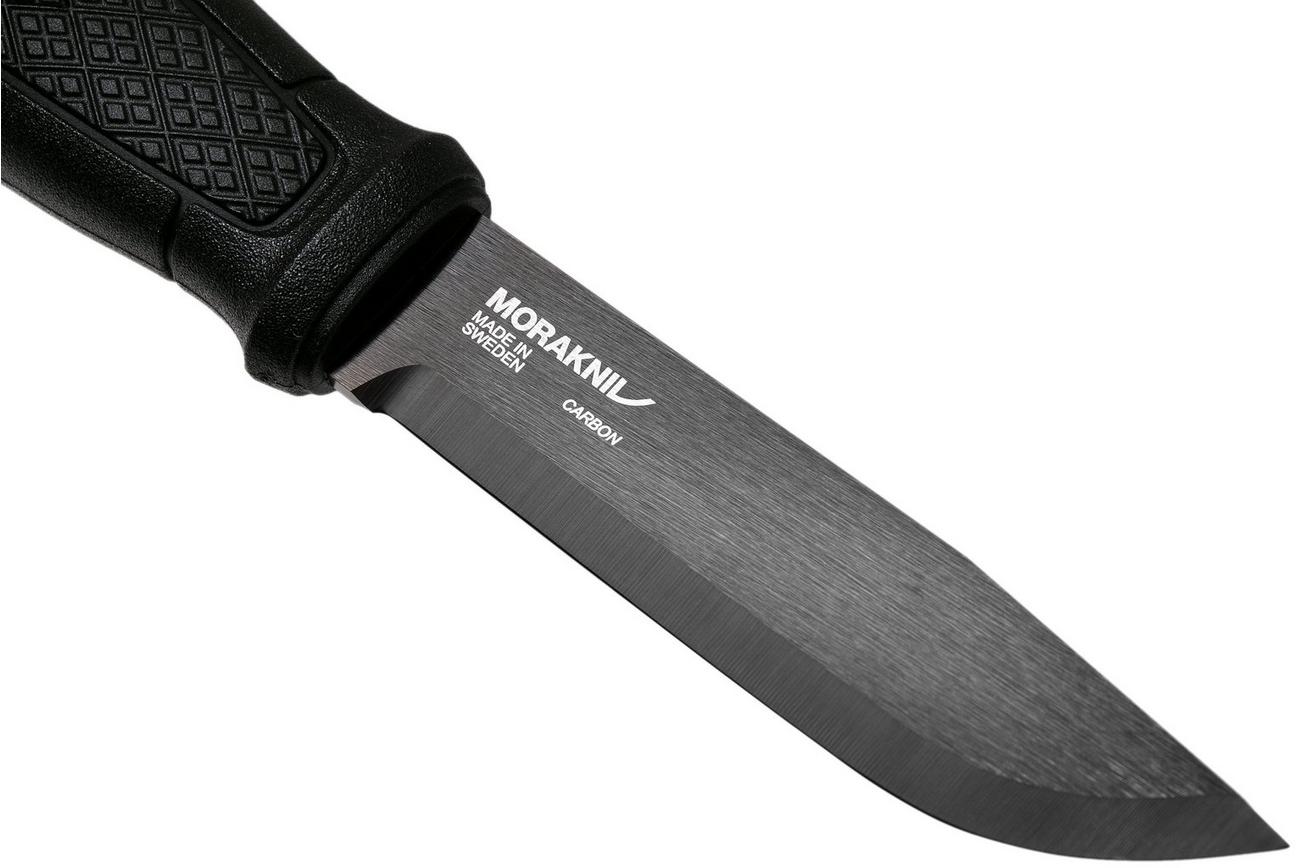 Mora Garberg Black Carbon bushcraftmes 13915 Polymeer schede met survival kit