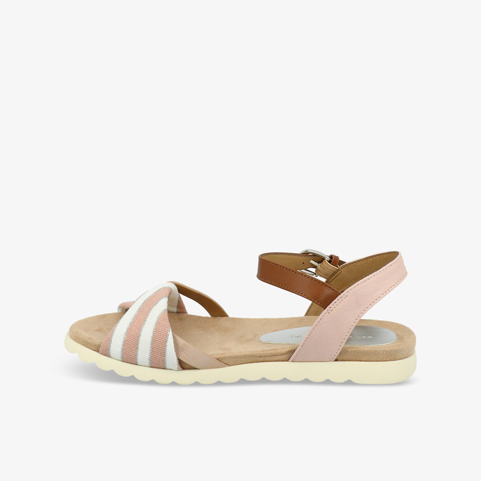 TOM TAILOR Damen Riemchensandalen pink