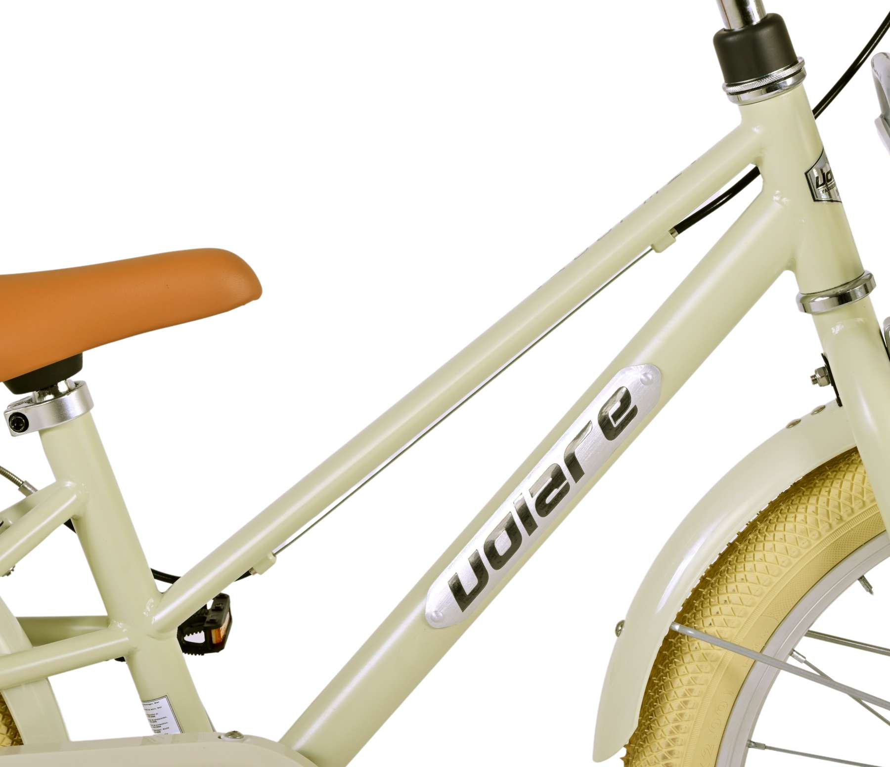 Kinderfahrrad Melody Fahrrad für Mädchen 18 Zoll Kinderrad Sandfarben