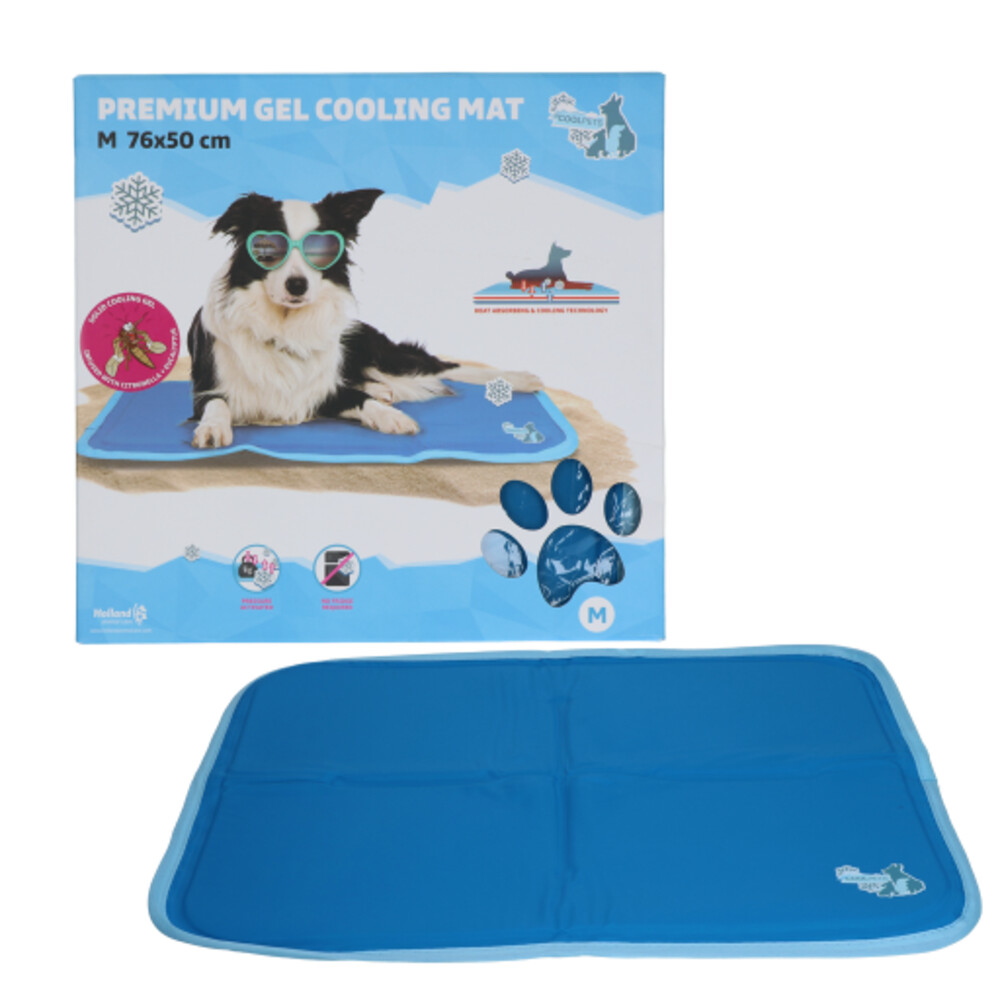 Coolpets Premium Koelmat Solid Gel M 50 x 76 cm