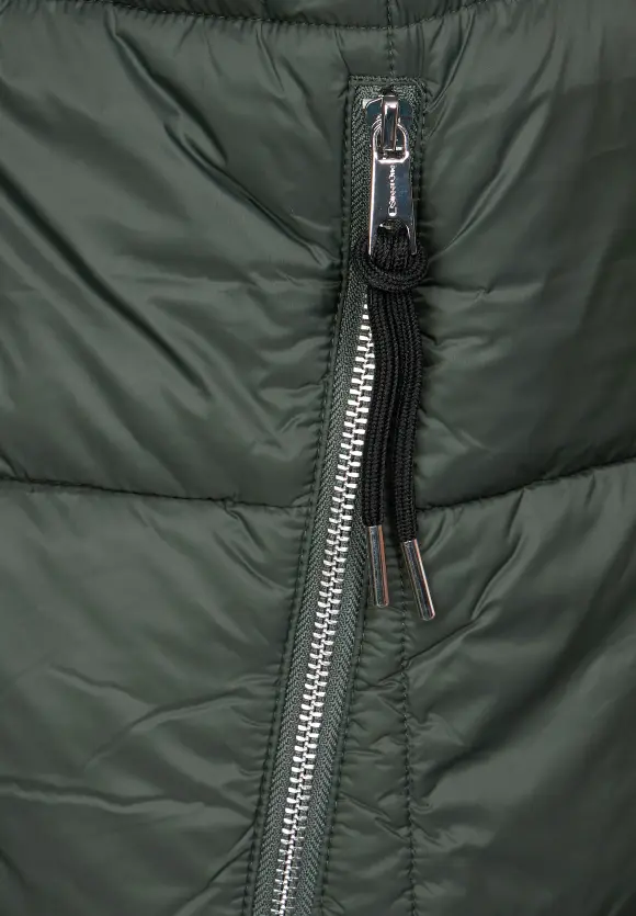 Wintermantel mit Kapuze - verdant green
