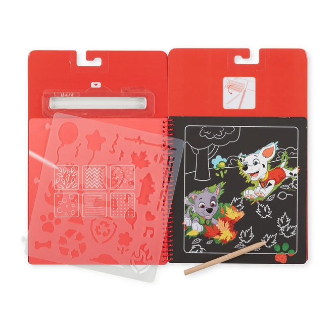 Paw Patrol - Scratch Art® - Kratzmalbuch mit Stift - Marshall