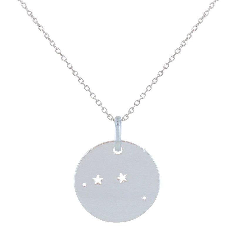 Collier en Argent Zodiaque Constellation Bélier